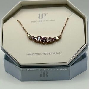 ✨ Rose Gold Light Rhodolite Cubic Zirconia Necklace ✨